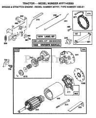 Electrolux/AYP 7143 B89 - Electrolux/AYP Lawn Tractor (1998)