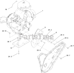 Toro 38459 (621 QZE) - Toro 21" Power Clear Snow Thrower (SN: 312000001 - 312999999) (2012)