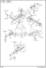 Subaru Robin EH340BS7640 (EH34) - Subaru Robin Engine 300 Intake &amp; Exhaust
