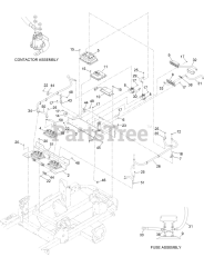 Toro 18757 TE - Toro 132cm Z Master Revolution Zero-Turn Mower (SN: 417300000 - 999999999) Electrical Components Assembly