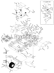 Scag STTII-61V-37BV-EFI - Scag Turf Tiger II 61" Zero-Turn Mower, 37hp Vanguard (SN: N1100001 - N1199999) STTII Sheet Metal Components