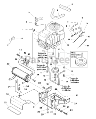 AGCO 515 H (2690045) - AGCO Lawn Tractor, 15hp