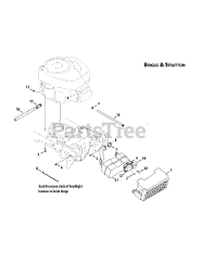 Brute 13AL605H057 - Brute Lawn Tractor (2009) (Walmart) Engine Accessories
