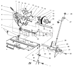 Toro 38062 (622) - Toro 22" Snow Thrower (SN: 099000001 - 099999999) (1999) Traction Assembly (continued)