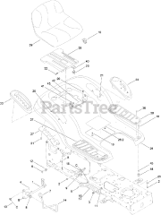 Toro 13AX60RG848 (LX 423) - Toro Lawn Tractor (2009) Parts Lookup with