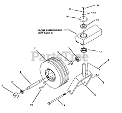 Snapper Z 2205KV (80920) - Snapper Zero-Turn Mower, 22hp Caster Wheel Assembly