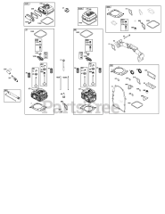 Briggs & Stratton 386447-0114-B5 - Briggs & Stratton Horizontal Engine Cylinder Head Group