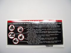 RedMax 582985601 Fender Decal, Danger