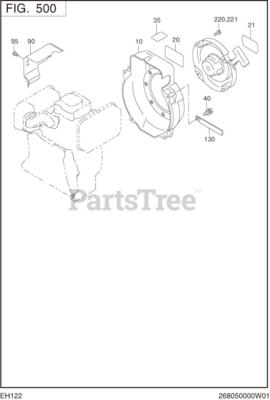 Subaru Robin EH122B00050 EH12 2