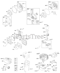 Briggs & Stratton 121312-0522-B8 - Briggs & Stratton Horizontal Engine