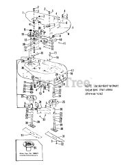 Simplicity 515 (990418) - Simplicity Serf Lawn Tractor Housing, Drive &amp; Blades Group