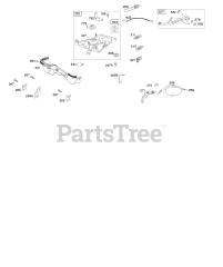 Briggs & Stratton 13H337-0118-B8 - Briggs & Stratton Horizontal Engine Controls, Governor Spring