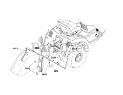 Murray 885654 - Murray Rear Deflector for Rear-Discharge Lawn Tractor