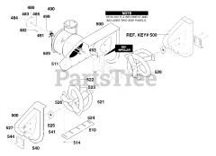 Briggs & Stratton 624804x79B - Briggs & Stratton 24" Snow Thrower (2000) (Spirit)