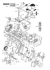 Jonsered CT 2154 (965896901) - Jonsered Front-Tine Cultivator (2010-10) PRODUCT COMPLETE