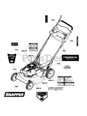 Snapper CRP 2187520 (7800968-01) - Snapper 21" Walk-Behind Mower, 8.75hp
