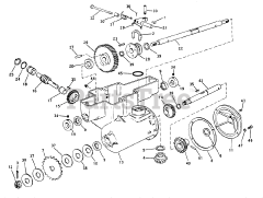 Lawn-Boy 1920 - Lawn-Boy Snow Thrower (SN: 400000001 - 499999999) (1964) Model 1920 Snow-Blower Transmission