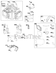 Briggs & Stratton 44N777-0002-G1 - Briggs & Stratton Vertical Engine Cylinder Group