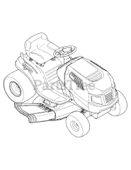 Craftsman 247.288812 (13AN77SS099) - Craftsman Lawn Tractor (2012) (Sears)
