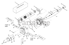 Scag SMT-72VS - Scag Turf Tiger 72" Mower Deck (SN: E3400001 - E3499999) BDP-16A Hydraulic Pump Assembly