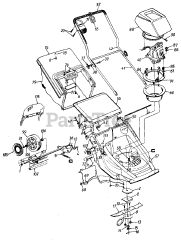 MTD 181-604G000 - MTD Walk-Behind Mower, Electric (1991)