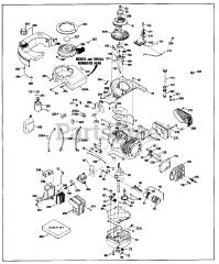 Tecumseh VLV50-500008A - Tecumseh Engine Engine Parts List #1