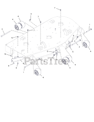 Ariens 991326 - Ariens Apex 52" Zero-Turn Mower, 23hp Kawasaki FR, Side-Discharge (SN: 135000 - 199999) Anti-Scalp Wheels and Baffles - 52" - SD