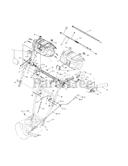 Columbia 10528 PC (31AH6WK3597) - Columbia 28" Snow Thrower (2008) Panel K Style Assembly