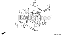 Honda HS828 K1 TAS/C (SZAK) - Honda 28" Snow Blower, Made in Japan (SN: SZAK-2120001 - SZAK-9999999) AUGER HOUSING