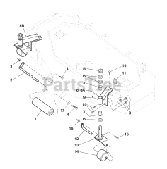 Ferris 4000/61 (5901096) - Ferris 61" Mower Deck 61" Mower Deck - Rollers &amp; Casters