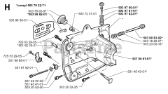 Husqvarna 335 XPT - Husqvarna Chainsaw (SN: 19991000001 - 20011800000) CRANKCASE