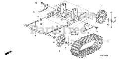 Honda HS1336 I A (SBAJ) - Honda 36" Snow Blower, Made in Japan (SN: SBAJ-5000001 - SBAJ-9999999) CRAWLER
