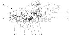 Toro 57017 - Toro 25" Lawn Tractor (SN: 003000001 - 003999999) (1973) Exhaust System