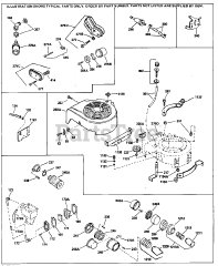 Tecumseh LAV40-50293C - Tecumseh Engine Engine Parts List #3