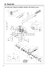 RedMax HEZ 2602 S - RedMax Edger (SN: 70200101 & Above) (2007-01)