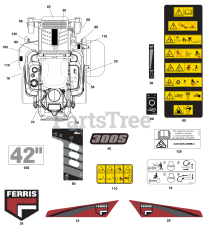 Ferris 300S (5902149) - Ferris 300S Series 42" Zero-Turn Mower, 23hp Briggs & Stratton