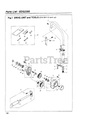 RedMax EDG 2300 - RedMax Engine Drill (SN: 901112 & Above)