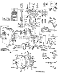 Briggs & Stratton 146402-0174-XX - Briggs & Stratton Horizontal Engine