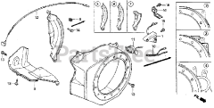 Honda GX160 K1 QX (GC02) - Honda Engine, Made in Japan (SN: GC02-2000001 - GC02-8669999) FAN COVER