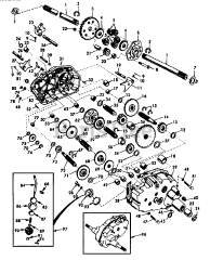 Poulan Pro PP 2050 - Poulan Pro Lawn Tractor TRANSAXLE