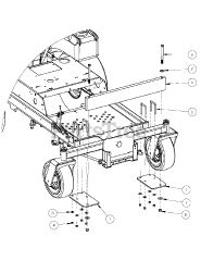 Cub Cadet 59A30013 (59A30013150) - Cub Cadet Commercial Catcher System att Weight System