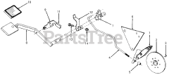 Cub Cadet 1204 (147-610-100) - Cub Cadet Garden Tractor (SN: 756300 - 799999) Brakes and Connections