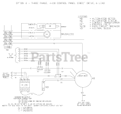 Generac QT10068KNSNA - Generac 100kW Home Standby Generator (SN: 5500181 - 5593197) (2009) Schematic Diagram (0F6587)