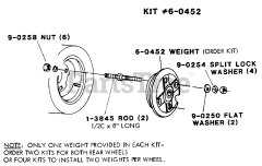 Snapper 1600 (80024) - Snapper Garden Tractor, 16hp Rear Wheel Weights - Accessory