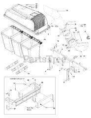 Cub Cadet 848 (590-848-150) - Cub Cadet Rear Triple Bagger att General Assembly