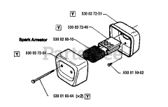 Husqvarna 41 - Husqvarna Chainsaw (1994-05) Muffler