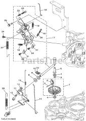 Gravely 08201322 - Gravely MX825v Yamaha Replacement Engine