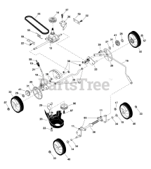 Snapper SP 110 (2691554-00) - Snapper 22" Walk-Behind Mower, AWD, 160 Series Briggs