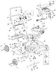 MTD 115-076-000 - MTD Walk-Behind Mower (1985)