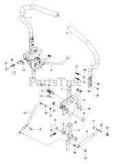 Poulan Pro PP 42 SZ (967947801-00) - Poulan Pro 42" Zero-Turn Mower (2018-09) STEERING